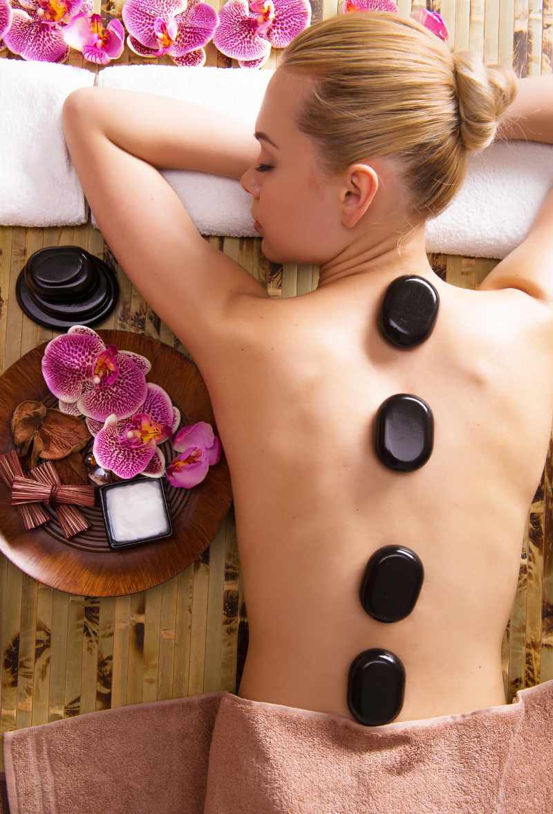 massaggio hot stone fiori